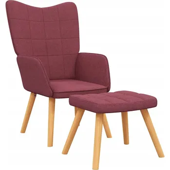 Křeslo Tradiční křeslo VidaXL červené