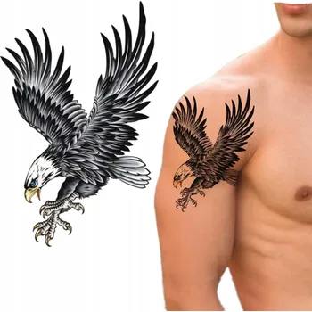 Tetování ORLICE TETOVÁNÍ SMÝVATELNÉ DOČASNÉ VODĚODOLNÉ - REALISTICKÉ A STYLOVÉ