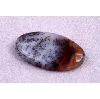 Přírodní kámen Kabošon Dendrite Tiger č.7948 (39x22x6mm)