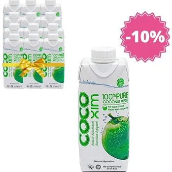 Voda XL balení - Kokosová voda 100 % Pure COCOXIM 12x330 ml
