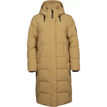 Dámský kabát HALTI Brahe W puffer 42/XL hnědá