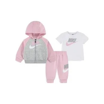 Dívčí oblečení Nike kids color blocked hbr jogger set 0-3M