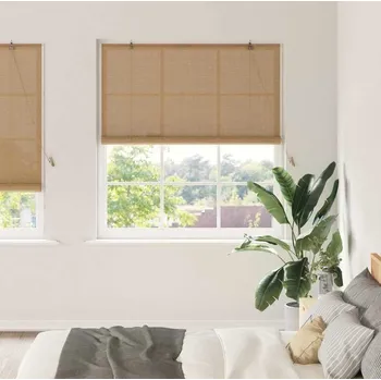 Roleta vidaXL Žaluzie a závěsy Jiný Světle hnědá bambus [42006859]