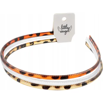 Čelenka Little Angel klasická hnědá čelenka do vlasů