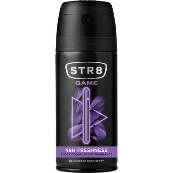 DEODORANT ANTIPERSPIRANT VE SPREJI STR8 GAME OCHRANA 48h 150 Ml