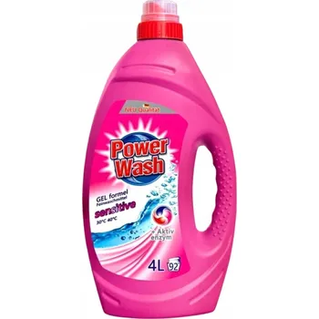 Prací prostředek Power Wash německý gel na praní sensitive 4L
