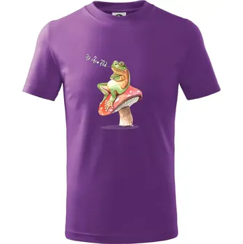To chce klid žába - Tričko dětské bavlněné - 158 cm/12 let ( Fialová )