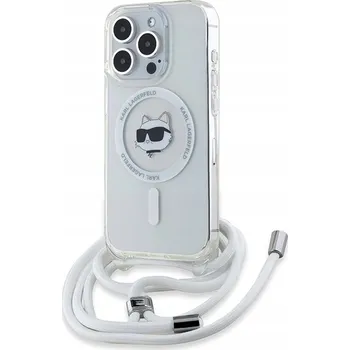 Pouzdro na mobilní telefon Zadní Kryt Karl Lagerfeld pro Apple iPhone 15 Pro Max, bílý