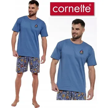 Pánské pyžamo CORNETTE pánské pyžamo 326/156 PIRATES 2 bavlna 100% XXL