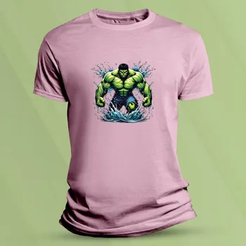 Chlapecké tričko Dětské tričko s potiskem Naštvaný Hulk Růžová velikost 104 (3-4 roky)