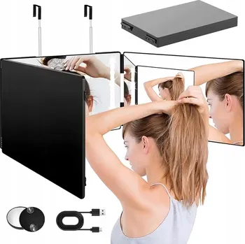 Zrcadlo Stojací zrcadlo černé Bedee