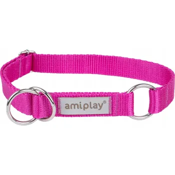Obojek pro psa AMIPLAY POLOZATAHOVACÍ OBOJEK SAMBA M RŮŽOVÝ