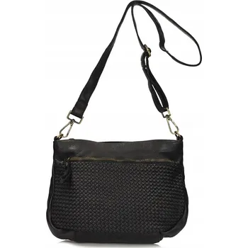 Kabelka Toscanio kabelka přes rameno přírodní kůže lícová černá