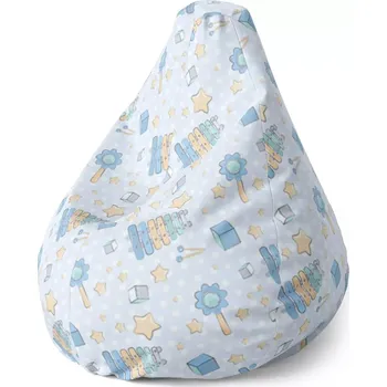 Sedací pytel Sablio Sedací vak Pear Zvonkohra: 140 x 100 x 25 cm