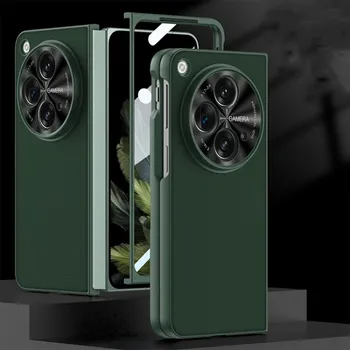 Telefonní příslušenství GKK 70763 GKK LEATHER Kryt se sklem pro One Plus Open zelený