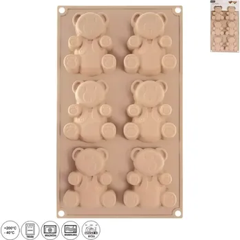 Forma na pečení Orion Dp Forma silikonová medvídci 6 Béžová