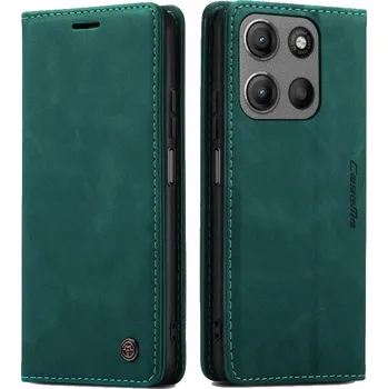 Pouzdro na mobilní telefon Flipové pouzdro Caseme pro Motorola Moto G15, modré
