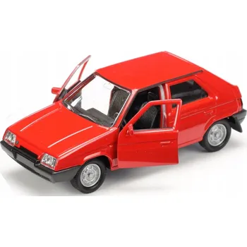 autíčko SKODA FAVORIT KOVOVÝ MODEL WELLY 1:34/39 MODRÁ