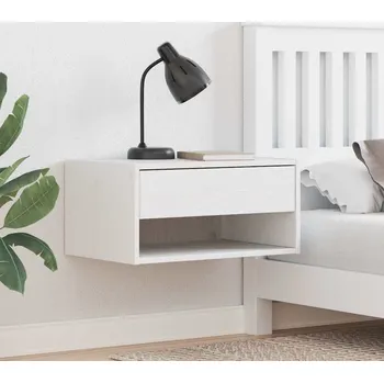 Noční stolek vidaXL Noční stolek se zásuvkou 2 pcs Bílá 50 x 32,5 x 24 cm [873478]