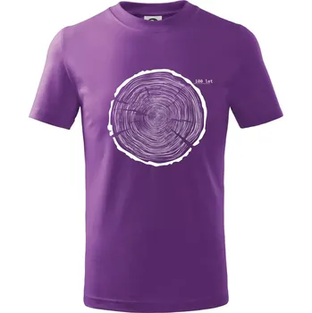 Letokruhy - 100 - Tričko dětské bavlněné - 146 cm/10 let ( Fialová )