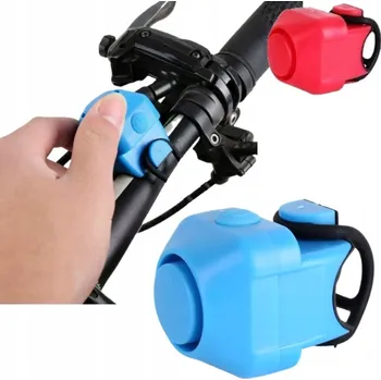 Zvonek na kolo Elektronický zvonek LeoBye modrý klakson na kolo pískací hračka 24 mm