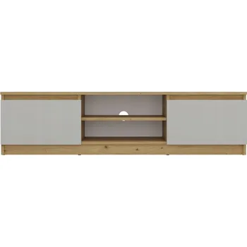 Televizní stolek TV stolek 140 MALWA dub artisan / kašmír béžový, skříňka pod televizi 140 cm