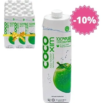 XL balení - Kokosová voda 100 % Pure COCOXIM 12x1000 ml
