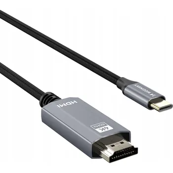 Video kabel Kabel Wozinsky 5907769378898 HDMI - USB typ C 1,8 m
