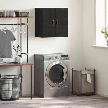 Koupelnový nábytek vidaXL Nástěnná skříňka Černý dub 60 x 31 x 60 cm Kompozitní dřevo [879548]