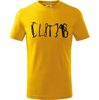 Chlapecké tričko Climb equipment - Tričko dětské bavlněné - 134 cm/8 let ( Žlutá )
