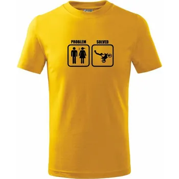 Chlapecké tričko Problem - Freestyle - Tričko dětské bavlněné - 98 cm / 2 roky ( Žlutá )