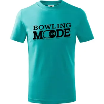 Bowling mode - Tričko dětské bavlněné - 98 cm / 2 roky ( Emerald )