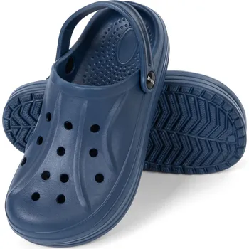 Pánské pantofle PÁNSKÉ PANTOFLE CROCSY CHODÁKY HEYO ZAHRADNÍ PĚNOVÉ K BAZÉNU LEHKÉ S PÁSKEM 41