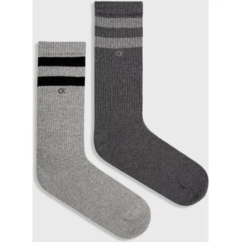 Pánské ponožky Ponožky Calvin Klein 701218711.NOS šedá 09M, vel. 39/42