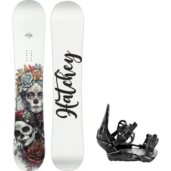 Snowboarding Snowboard komplet Hatchey Eternity + vázání RAVEN S230 Black Velikost: 143 cm, Velikost vázání: M/L