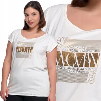 Tričko bavlněné oversize tričko s metalickým potiskem MORAJ M