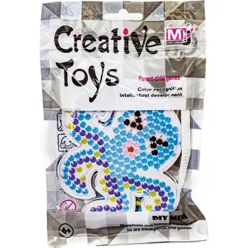 Dětské navlékací korálky ŠABLONA KORÁLKY K ZAŽEHLOVÁNÍ BAREVNÁ CHOBOTNICE ZAŽEHLOVACÍ KORÁLKY SÁČEK