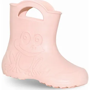 Dívčí obuv ZETPOL Dětské Holínky EVA Frog Light Pink 28/29 (18.7cm)