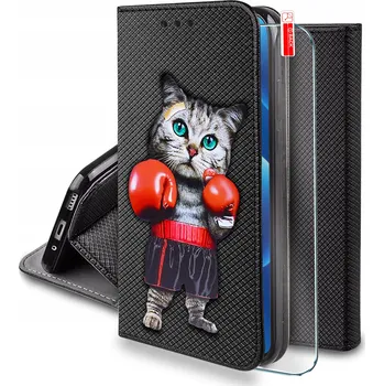 Pouzdro na mobilní telefon Flipové pouzdro KrainaGSM pro Xiaomi Redmi Note 14 4G černé