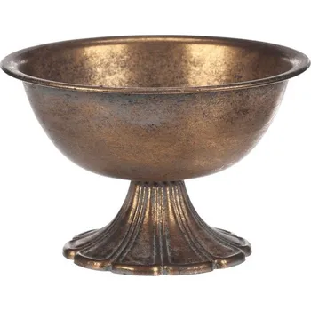 Kalich kovový - větší, široký, barva zlatá