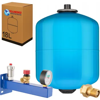 Expanzní nádoba Sada expanzní nádoby 18 l a pojistné skupiny pro ohřev teplé vody (TUV)