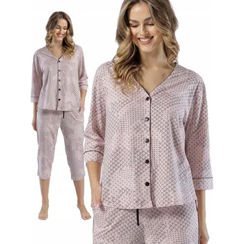 Dámské pyžamo Leveza dámské pyžamo bavlna růžové, velikost L