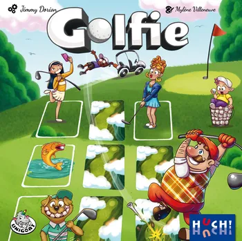 Desková hra HUTTER Golfie (EN/DE/FR) - rychlá karetní hra