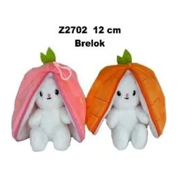 plyšák Zając brelok 12cm MIX