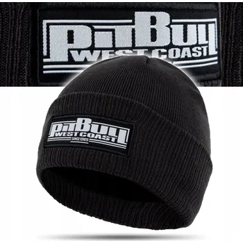 Čepice Pitbull zimní čepice beanie černá, univerzální velikost