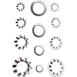 Podložky pružné - pérovky, vějířovky, 720 kusů BGS-8113