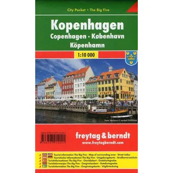 Umění Kopenhagen. City map at 1:10 000 scale Kolektiv autorů