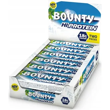 Bounty Hi Protein Bar Balíček 12x52g BÍLKOVINOVÝ PROTEINOVÁ TYČINKA Kokosový