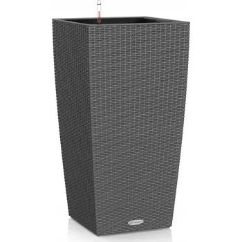 Květináč plast šedý Lechuza 40 cm x 40 cm x 75 cm