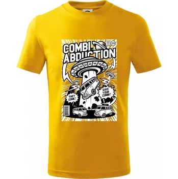 Combi abduction - Tričko dětské bavlněné - 98 cm / 2 roky ( Žlutá )